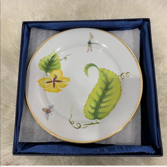 i.godinger & co Tivoli s/4 dessert plates NWT - Picture 5 of 8